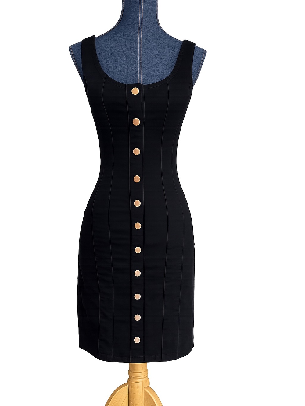 Guess Black jeans Dress with buttons small